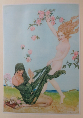 1930 RUBAIYAT OF OMAR KHAYYAM by FITZGERALD 12 COLOUR PLTS BY WILLY POGANY ^ - Picture 17 of 18