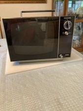 RARE Vintage Atomic Sylvania B W 12" Portable Television. Orig. Box. Works.