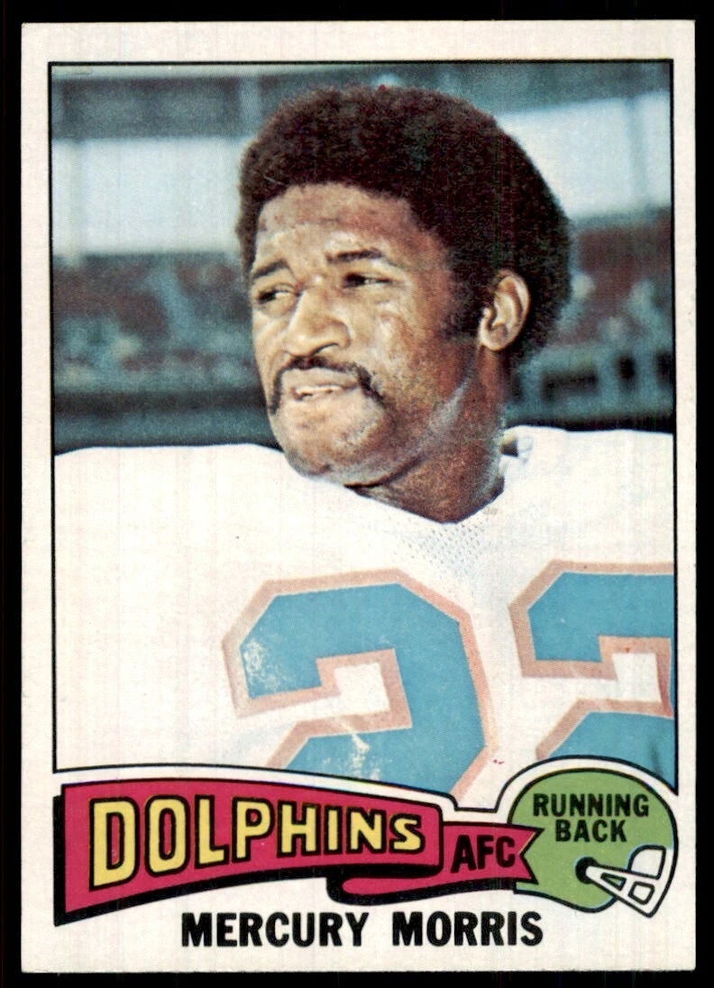 Mercury Morris trading card