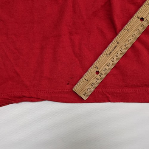 Vintage Vega/Cartee Large Men's T-shirt - Red Baseball Style - Russell Athletic - Picture 7 of 7