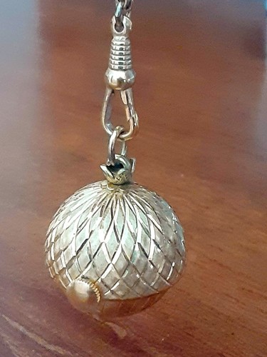Vintage Bucherer Spherical Pendant Watch, Rotating Gravity Style Closure - Picture 5 of 5
