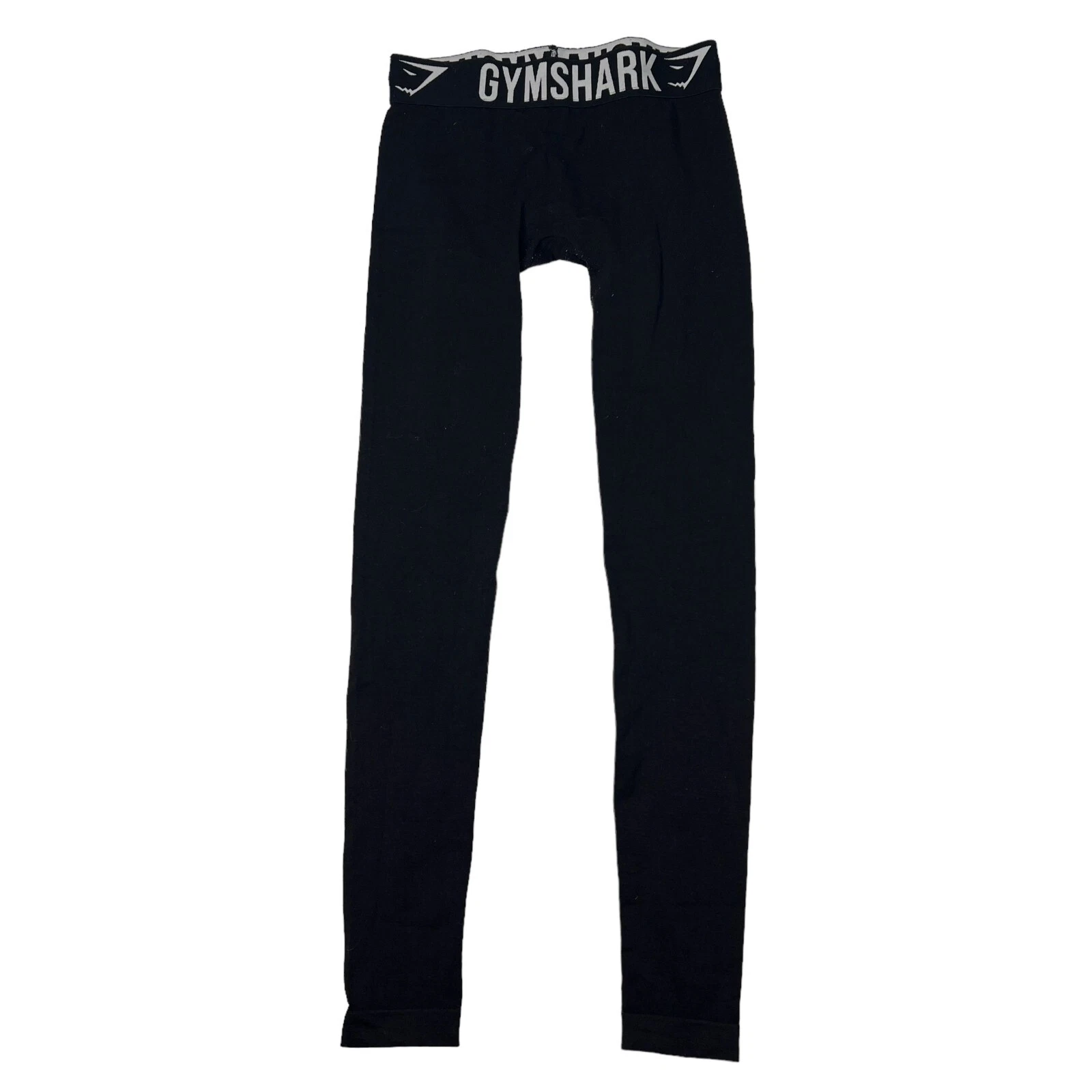 gymshark seamless flex full length mid rise logo waistband leggings