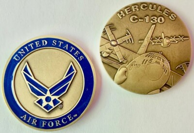 Lockheed C-130 Hercules Challenge Coin, USAF CC-C-130-AF