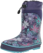 WESTERN CHIEF KIDS RIDGE MOD GARDEN NEOPRENE SNOW BOOT 13/1 PURPLE C2411909B