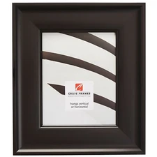 Craig Frames Resilience Wide, 3 Inch Wide Satin Black Picture Frame