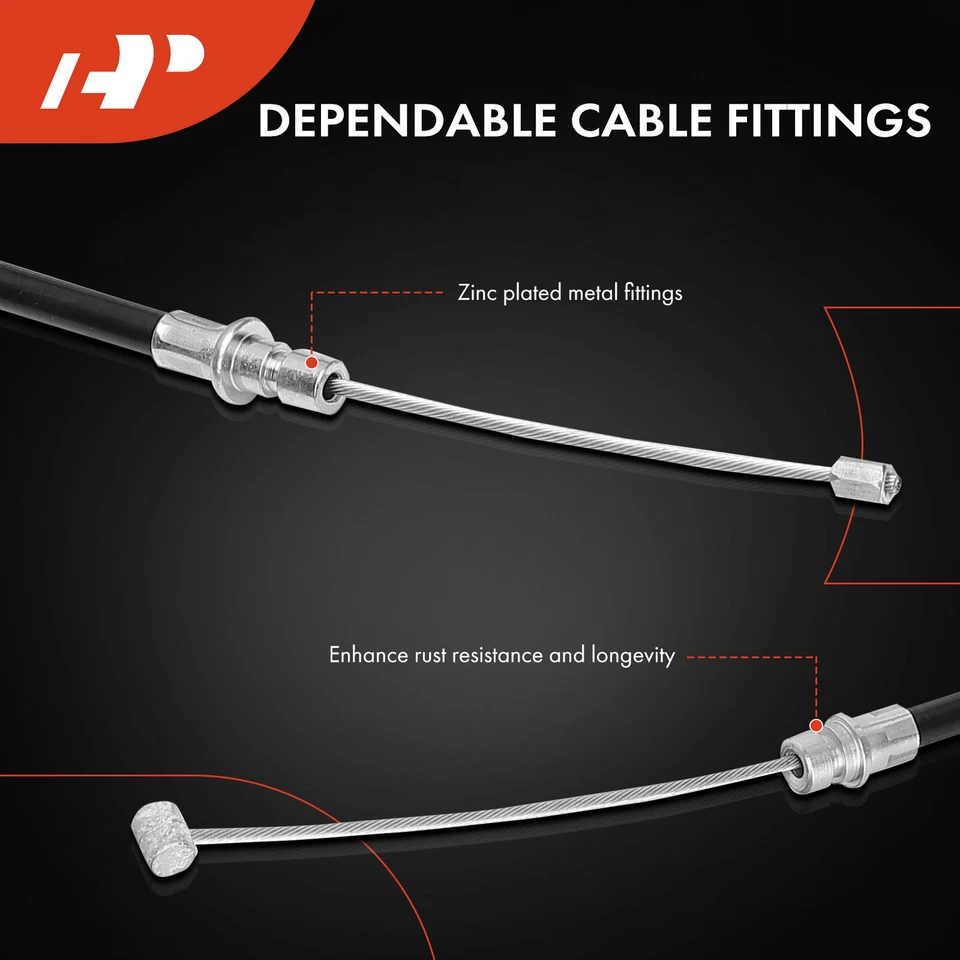 Cable de freno de estacionamiento trasero A-Premium 2 piezas para Hyundai Sonata 1999 2000 2001 2002 Foto 4 de 4