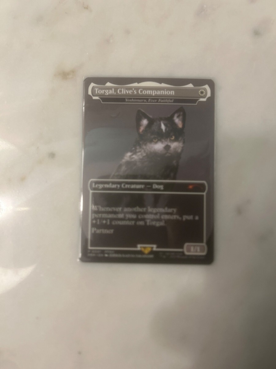 マジック：ザ・ギャザリング mtg Torgal, Clive's Companion Torgal, Clive's Companion Mtg Magic Final Fantasy Promo