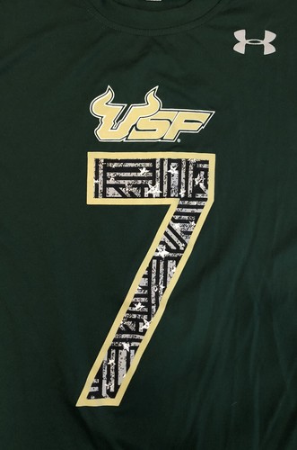USF Bulls Adult Medium T Shirt South Florida Football Under Armour Medium #7 - Picture 2 of 7
