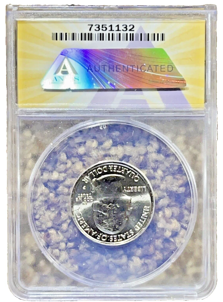 2011 P 25c Anacs MS67 VICKSBURG NP Washington America the Beautiful Quarter - Image 2 of 2