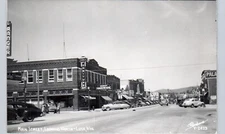 MAIN STREET lusk wy real photo postcard rppc wyoming sanborn downtown
