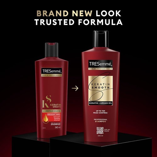 Tresemme Keratin Smooth Professional Shampoo Controls Hair Frizz Up to 72 hrs - Picture 18 of 19