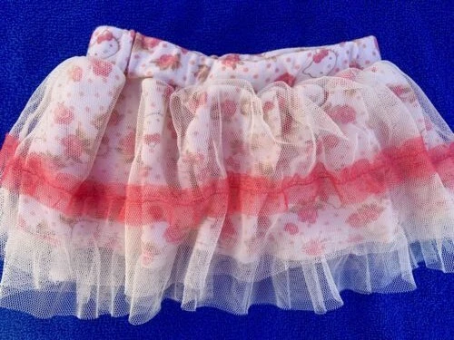 FALDA TUTÚ TUL CON VOLANTES SANRIO HELLO KITTY TALLA 3-6 MESES BEBÉ NIÑA Foto 2 de 4