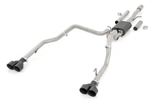Rough Country Dual Cat-Back Exhaust for 19-26 Chevy/GMC Sierra |5.3L - 96011