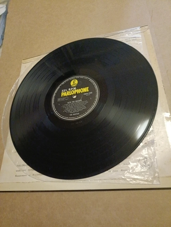 The Beatles ‎– With The Beatles    LP  EX/VG - Image 4 of 4