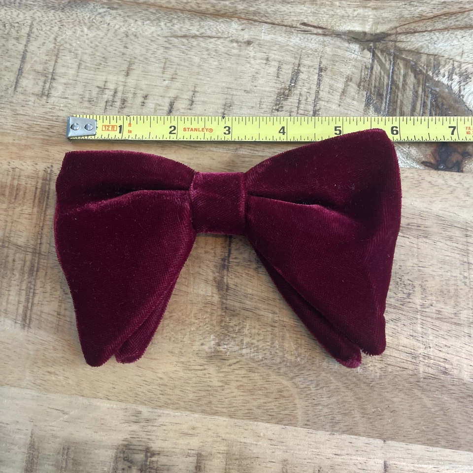 ВИНТАЖНЫЕ мужские галстуки-бабочки лот из 5 костюмированных 1950-х широкий и GROOVY зажим/галстук - Изображение 2 из 4