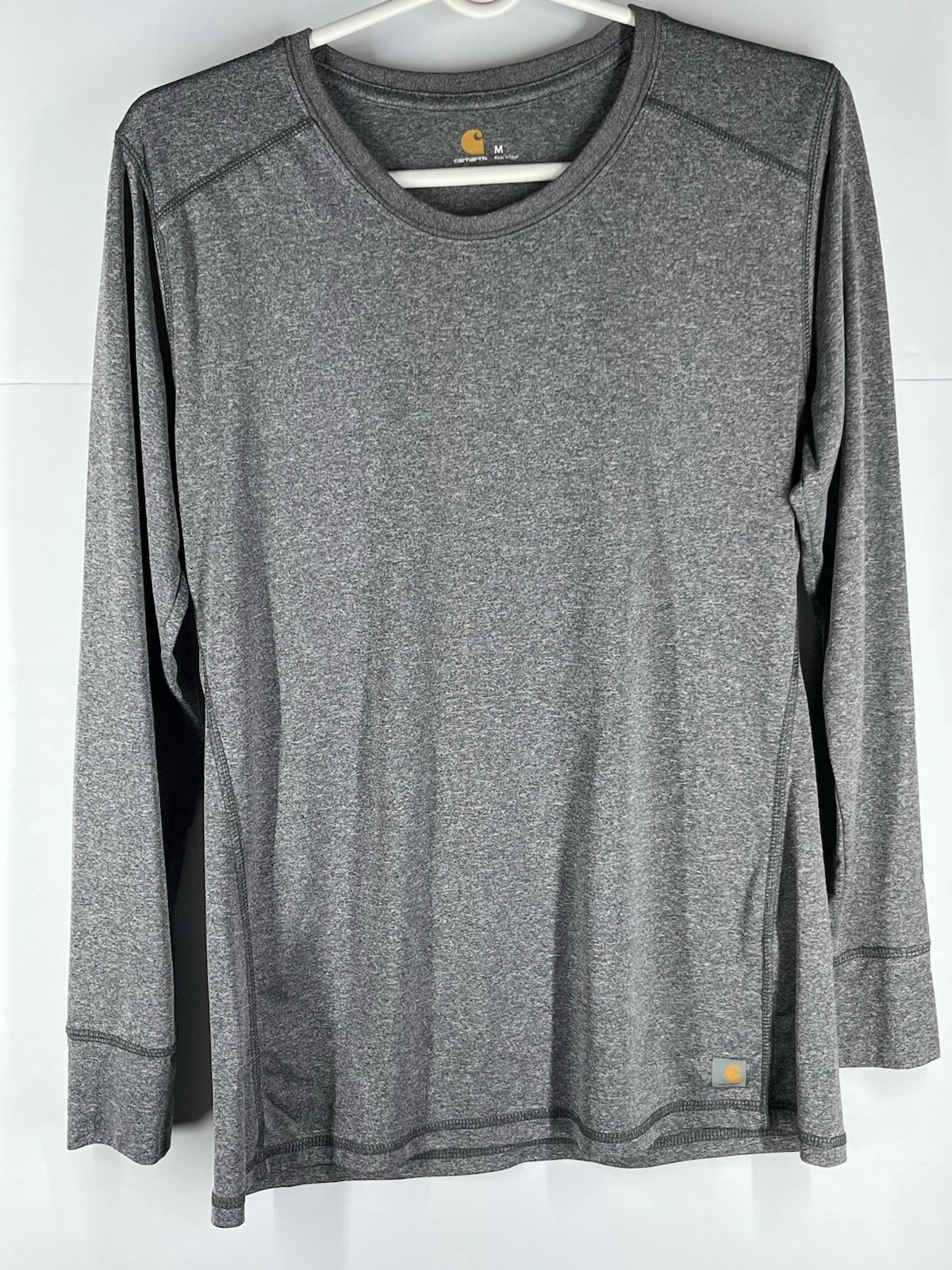 Carharrat Men’s Medium Gray Long Sleeve Crewneck Tee Shirt Work Wear