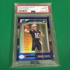 2024 Donruss Optic Drake Maye Blue Hyper Rated Rookie #229 PSA 10 RC Patriots