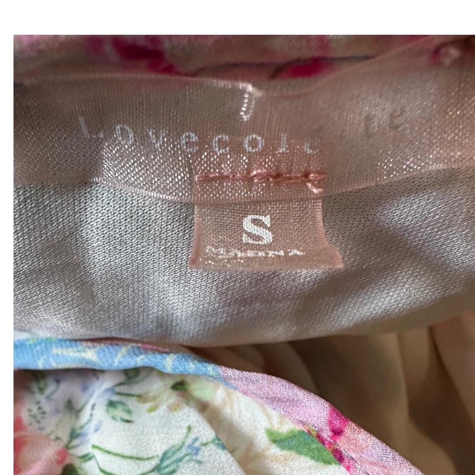 Maxi Vestido LOVE COLETTE by Flying Tomato Floral Volantes Cottagecore Boho Pequeño Foto 3 de 4