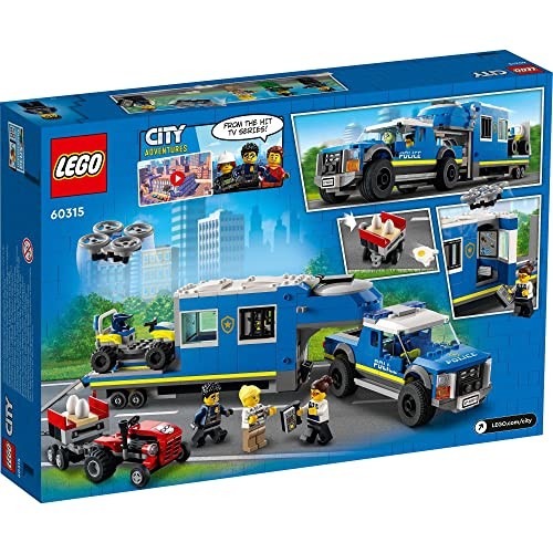 LEGO City Polizei LKW Kommando Hauptquartier Flucht Edition 60315 Spielzeug Steine - Bild 7 von 7