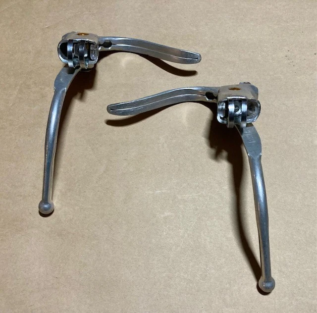 Palancas de freno Schwinn/Winmann Drop Bar vintage años 70 con palancas de seguridad Foto 3 de 4
