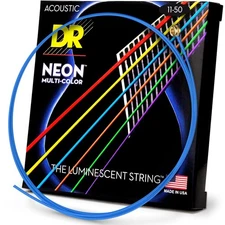 DR Strings HI-DEF NEON Acoustic Guitar Strings (NMCA-11)