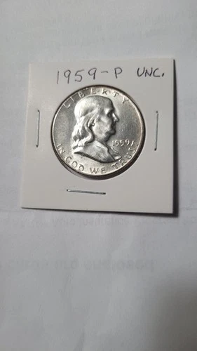 1959 franklin half dollar bu