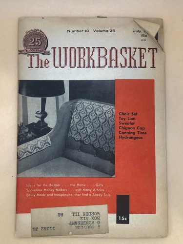 Workbasket Magazine 1960 ENTIRE YEAR 12 ISSUES CRAFTS CROCHET KNITTING VINTAGE - Picture 14 of 24