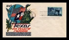 DR JIM STAMPS US COVER TEXAS STATEHOOD CENTENNIAL FDC SCOTT 938 CACHET CRAFT
