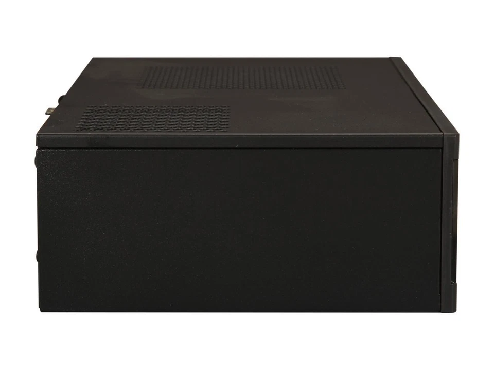 SILVERSTONE Black Acrylic and plastic front panel, 0.8mm steel body Milo series - Image 3 of 4