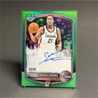 Topps 2025-26 Bowman Chrome Sarah Strong CPA-SS Green Auto 35/99 UConn