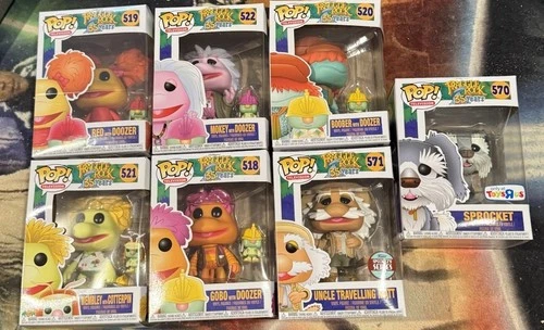 Pop Funko: Fraggle Rock - Complete Set of 7 Muppets With Sprocket And Matt