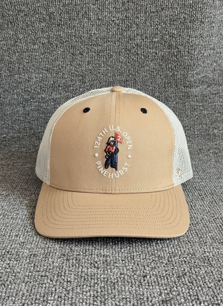'47 Brand Pinehurst U.S. Open Trucker Snapback Tan White Golf Hat