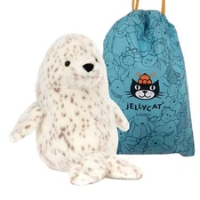 Je*lly cat Plush Toy With White Seal Galumphous Seal Soft Toy Stuffed Toy 10In