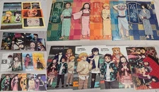 Demon Slayer Clear File Set 24pc Lawson Kurosushi DARS Charms Authentic
