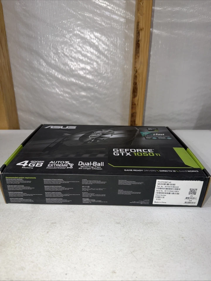 ASUS GeForce GTX 1050 Ti 4GB GDDR5 Graphics Card HDMI DVI DP, PH-GTX1050TI-4G - Image 2 of 4