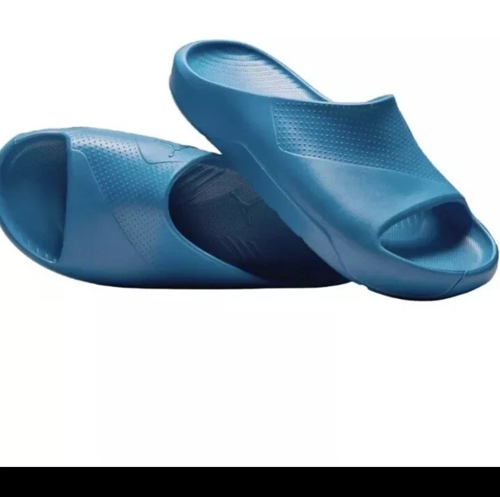 SANDALI SLIDES POST AIR JORDAN UOMO BLU INDUSTRIALE NUOVI TAGLIA 13 DX5575401