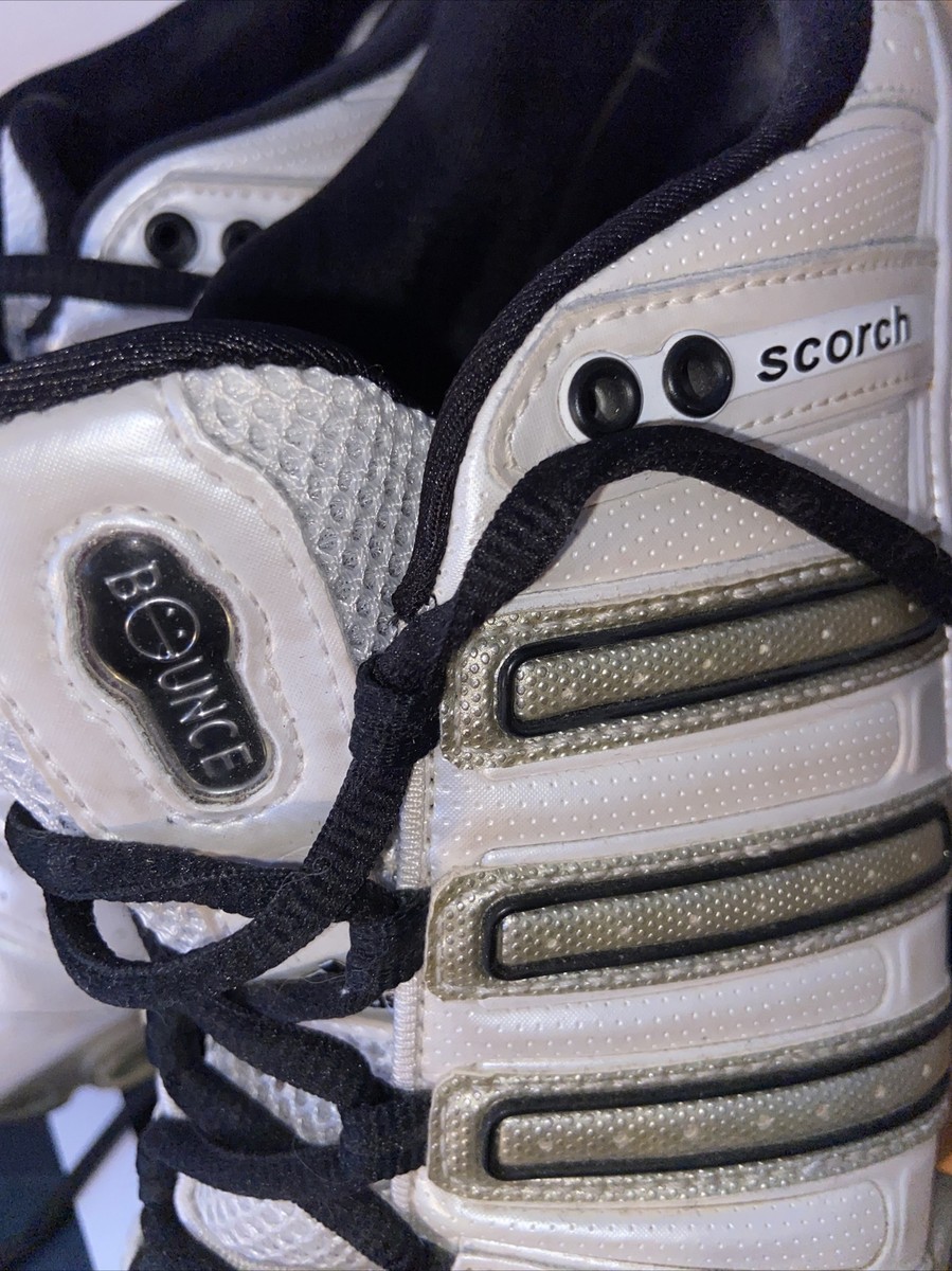 Adidas scorch microbounce + White Metallic Silver Black 9.5  display picture 1