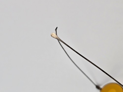 Antique Sharp shooter’s Eyeglasses Orange Frosted Glass Spectacles Target shoot - Picture 8 of 16