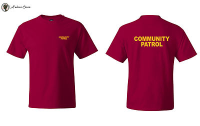Community Patrol Security Enforcment Mens T shirts S-5XL