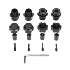 NEW Powerhobby Aluminum Heavy Duty 17mm Hex Hubs 10mm Offset Arrma 1/10 4x4