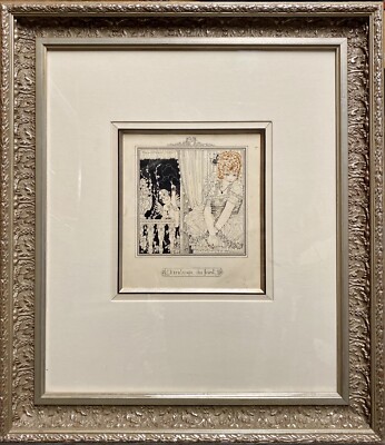 Alberto Vargas Signed Original 1918 Artwork Titled ''Un Message du Front''!