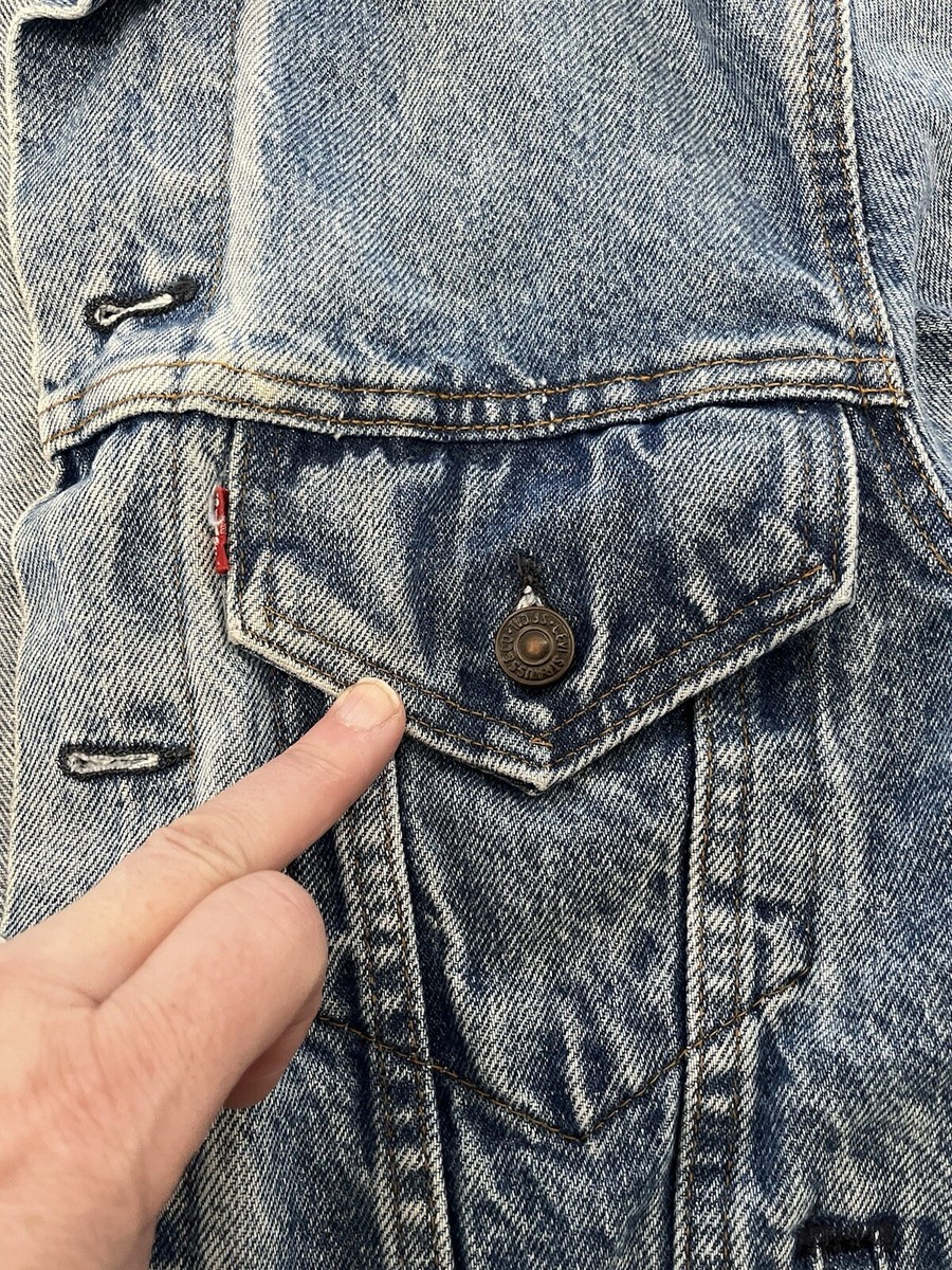 Vintage Levis WPL-423 Original Trucker Denim Jacket Mens Vintage Levis WPL-423 Original Trucker Denim Jacket Mens