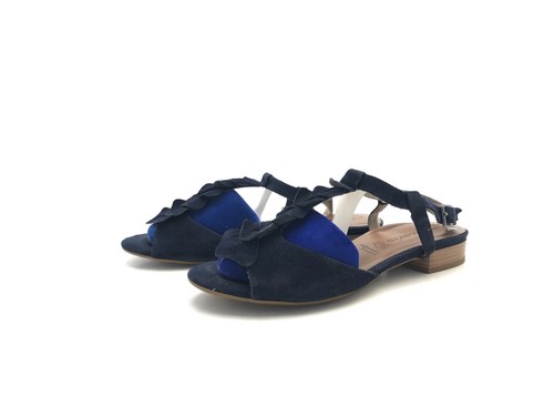 Tamaris Damen Sandale Sandalette Pantolette Blau Gr. 41 (UK 7) - Picture 5 of 8