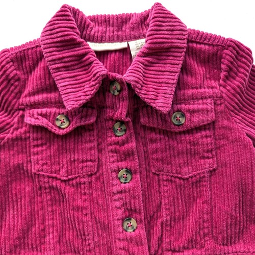 Cynthia Rowley Jacket Corduroy Magenta Pink 2023 Cotton 3-4 Years Girls Size 4 - Picture 5 of 10