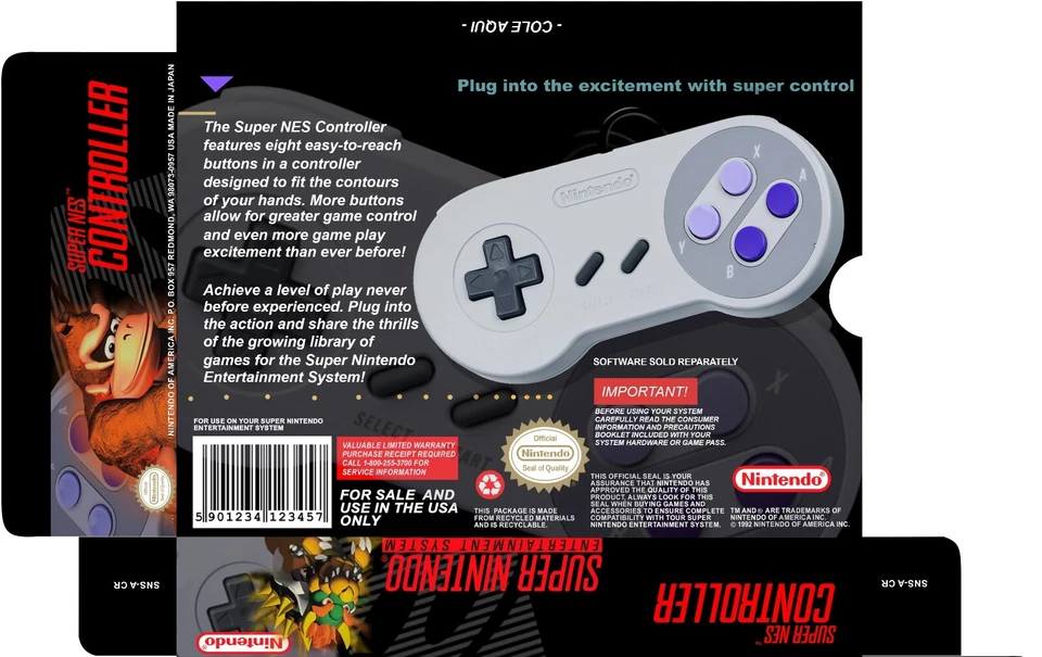 Super NES Controller Box - Photoshop Art To Print - Image 3 of 4