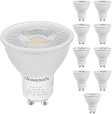 DEWENWILS 10-Pack GU10 LED Bulbs Dimmable Track Lighting Bulb UL Listed 