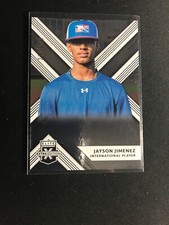 2018 Elite Extra Edition Status #187 Jayson Jimenez /999