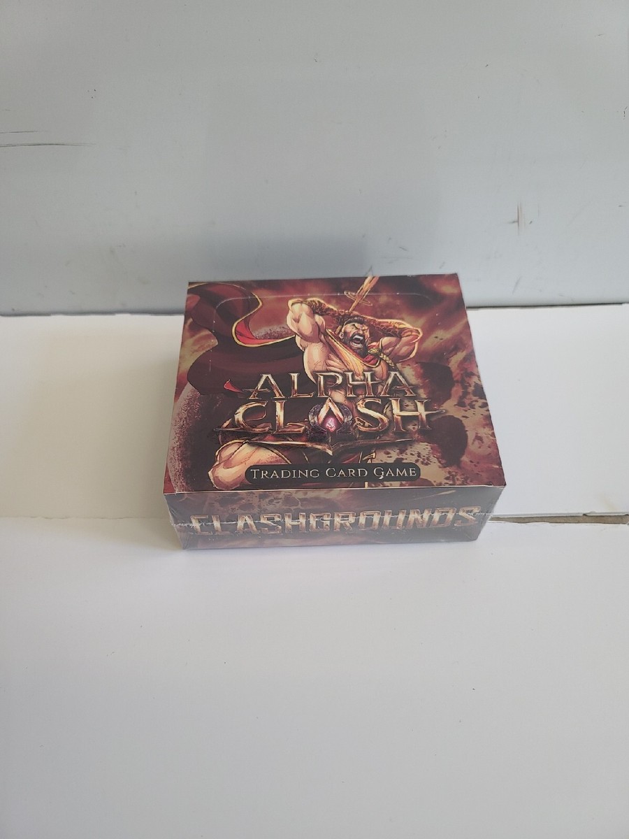 Alpha Clash TCG: Clashgrounds BOOSTER BOX Factory Sealed NEW 24