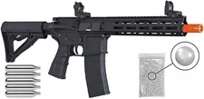 Tippmann Omega-PV CQB 12gr Model Marker Only Airsoft Rifle w/ CO2 and BBs Bundle