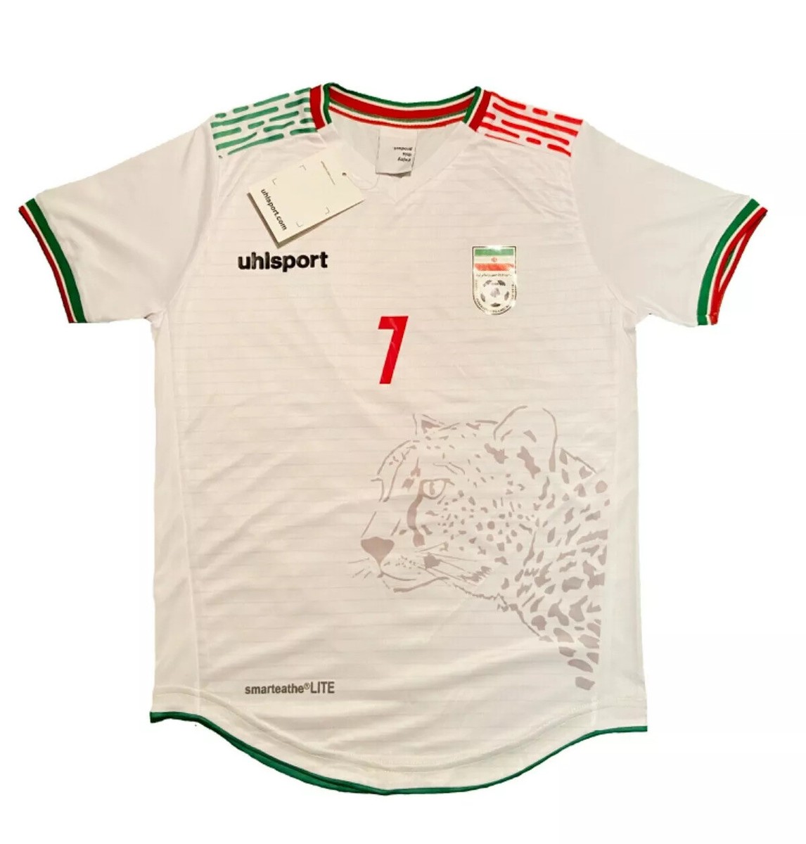 Maillot De Football Malavan Iran Années 2000 Uhlsport - Taille M, Noir, Numéro 22 - Occasion